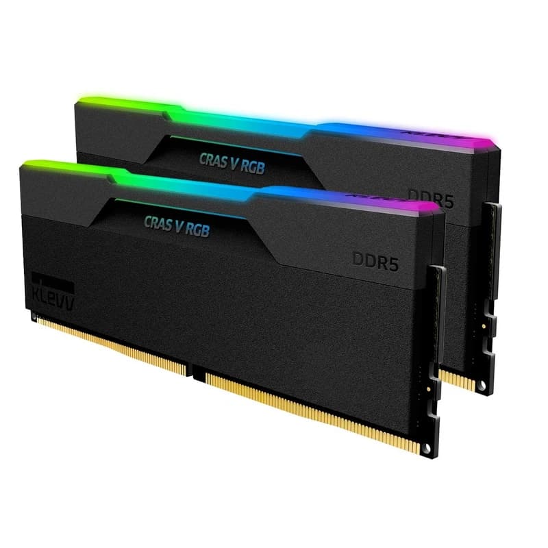 رم دسکتاپ DDR5 دو کاناله 6400 مگاهرتز CL32 کلو مدل CRAS V RGB ظرفیت 32 گیگابایت — تصویر ۲