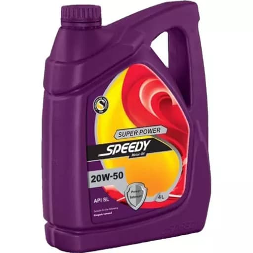 روغن موتور اسپیدی سوپر پاور W50-20 چهار لیتری — تصویر ۲