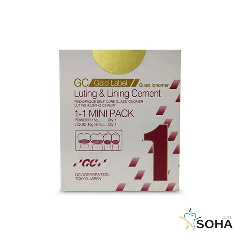 گلاس آینومر لوتینگ گلد لیبل اصلی مینی پک | Fuji One Gold Label GC