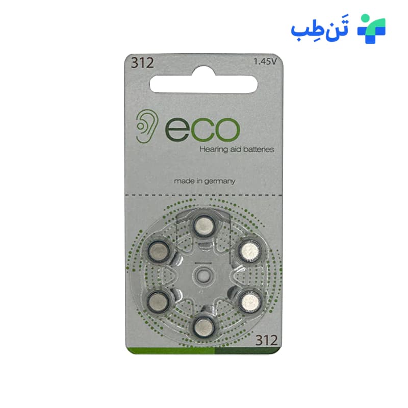 باتری سمعک اکو سایز 312