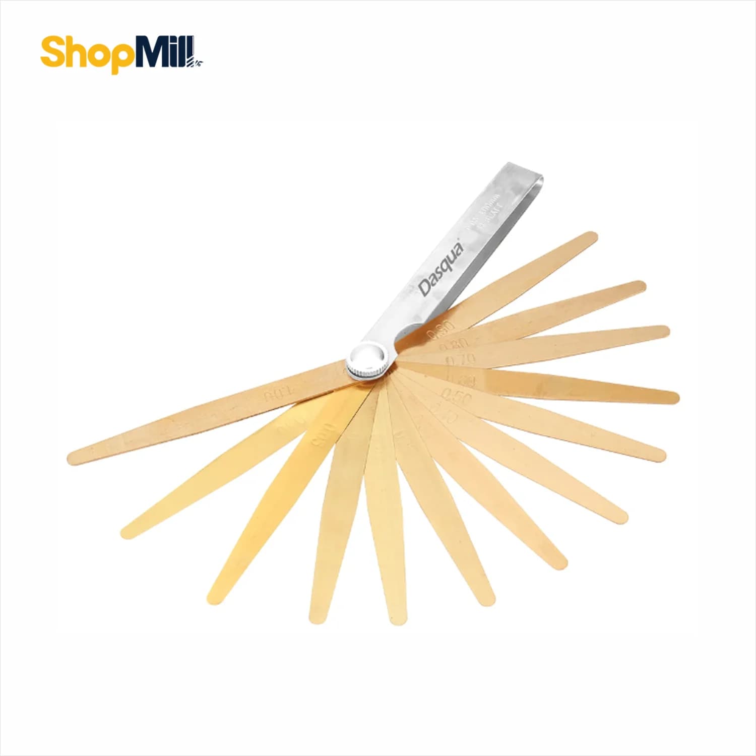 فیلر برنجی 13 تیغ 10 سانت داسکوا (Dasqua) مدل 0101-1620 — تصویر ۲