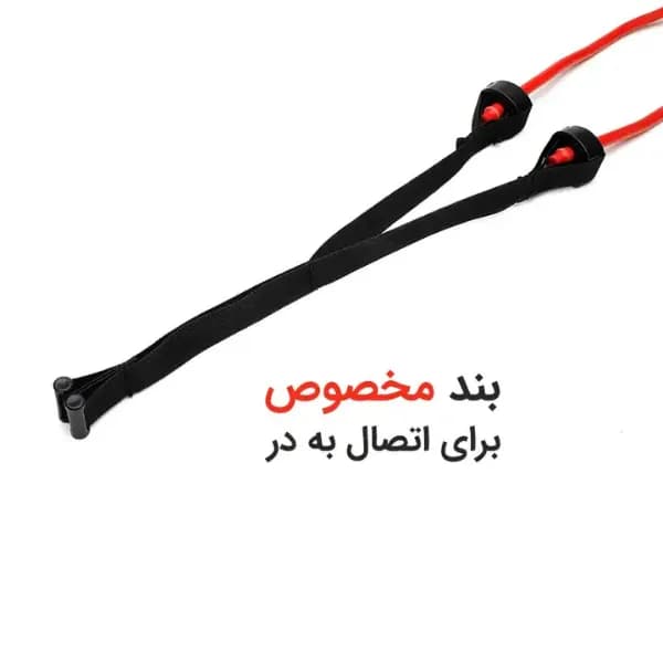 کش ورزشی CX قرمز سه منظوره تن زیب — تصویر ۲