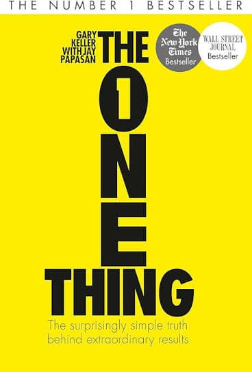 کتاب The One Thing (تنها یک چیز) نسخه انگلیسی PDF | گری کلر | جی پاپاسان