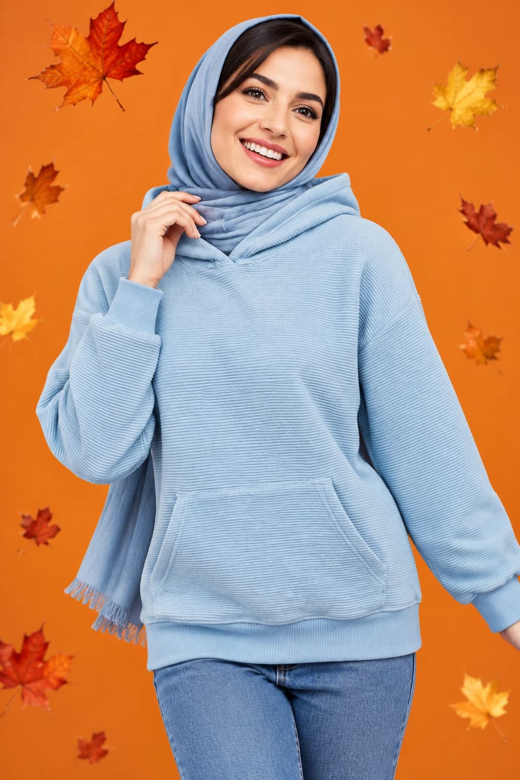هودی زنانه (فری سایز) کد 630555