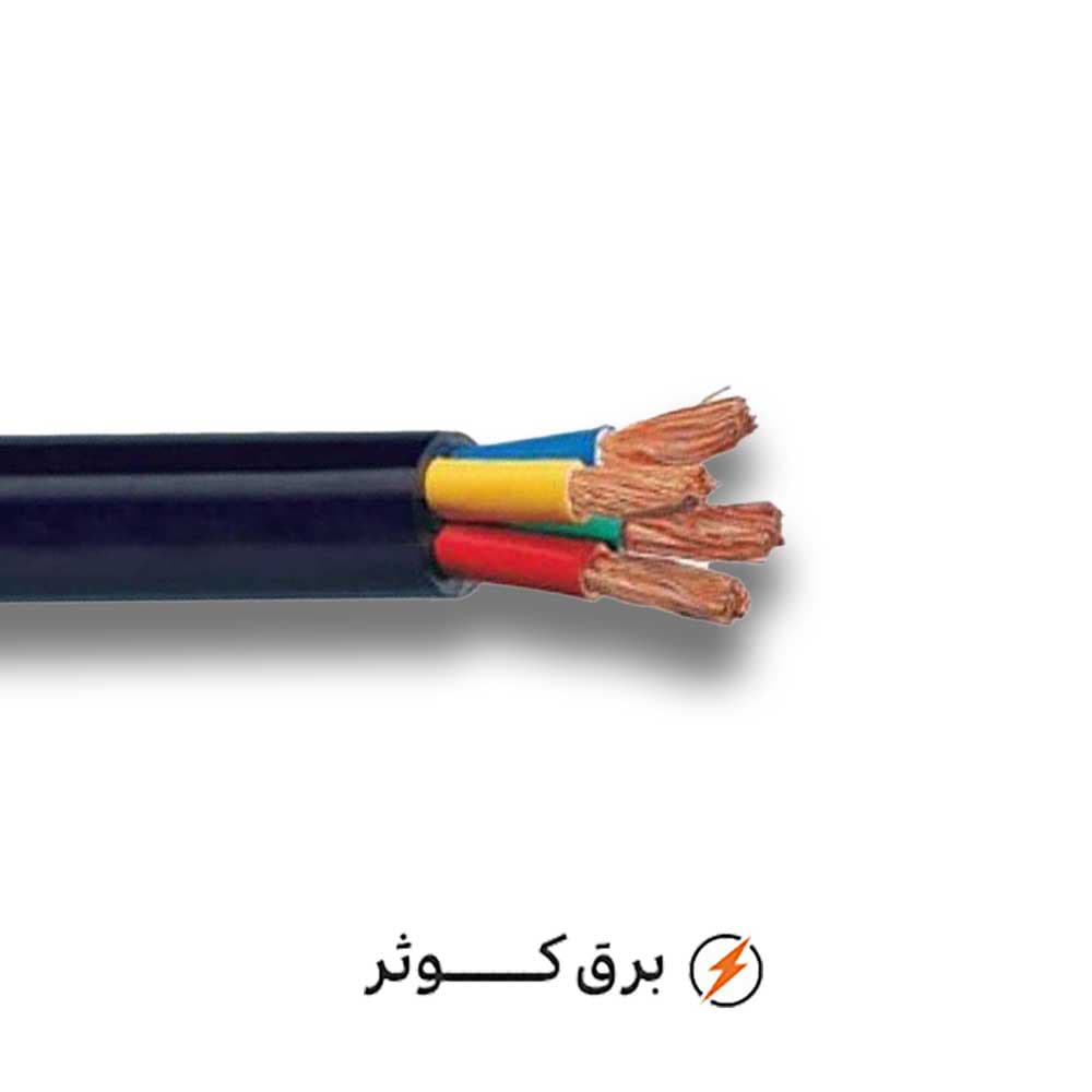 کابل افشان 6*4 هادی نور (متری)