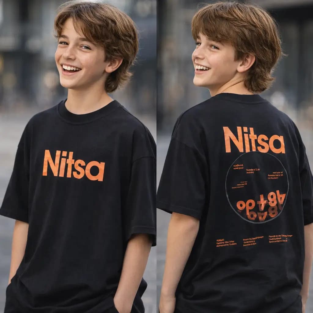 تیشرت طرح Nitsa پسرانه (سایز 2 تا 6) کد 60200064