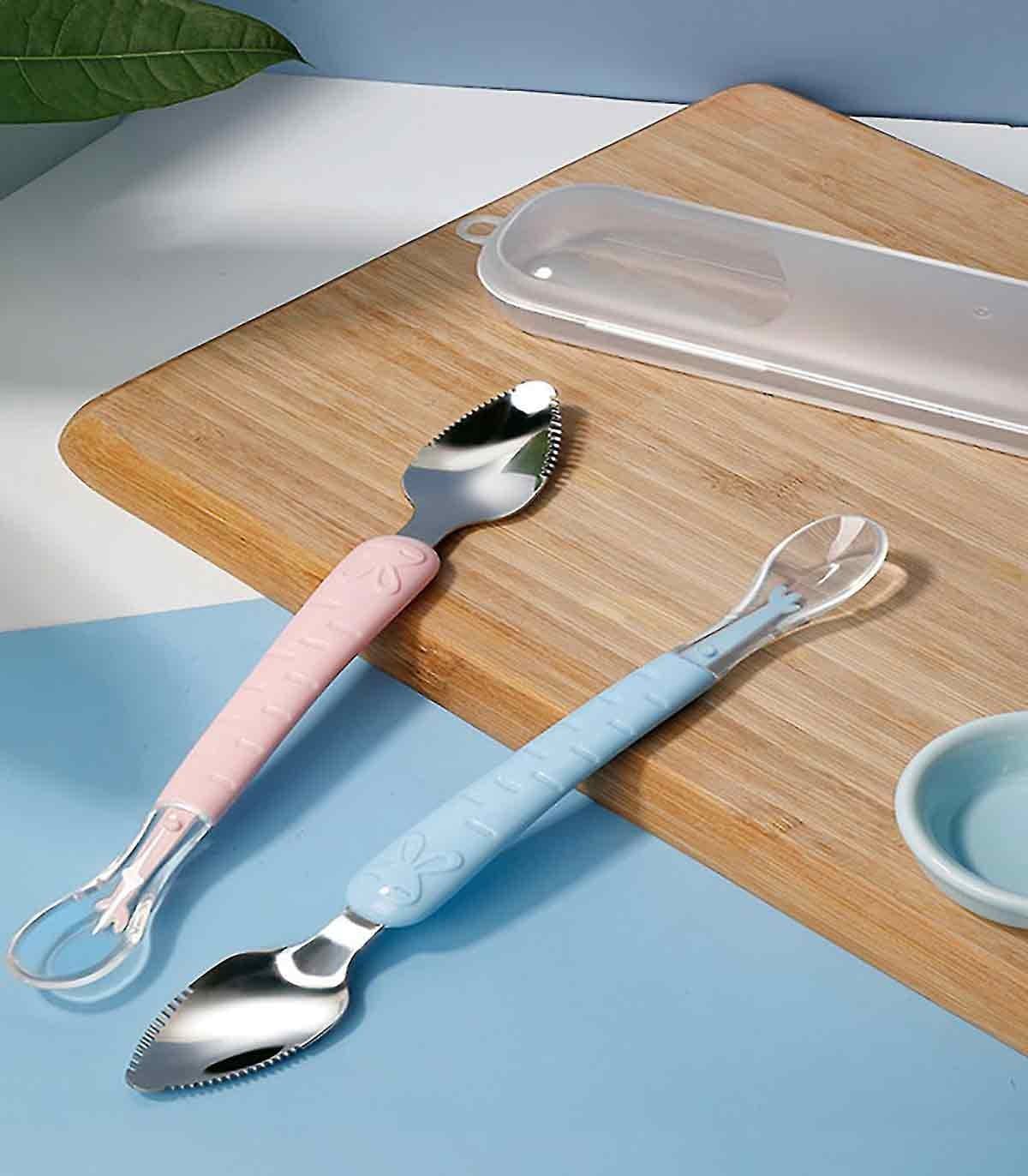قاشق پوره کن دوکاره کودک دارای دو سری مختلف کد 22600346