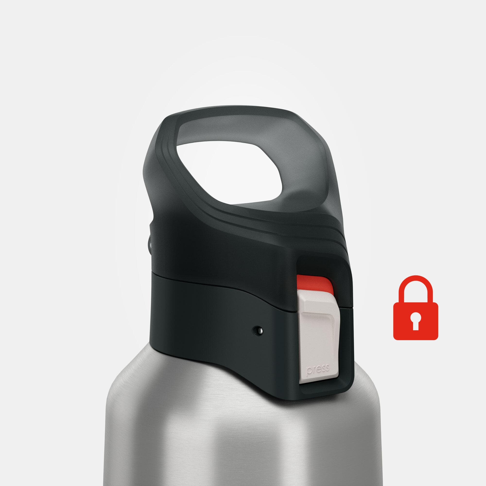 فلاسک استیل کچوا مدل QUECHUA TERMOS MH500 آبی تیره گنجایش 0.8 لیتر — تصویر ۷
