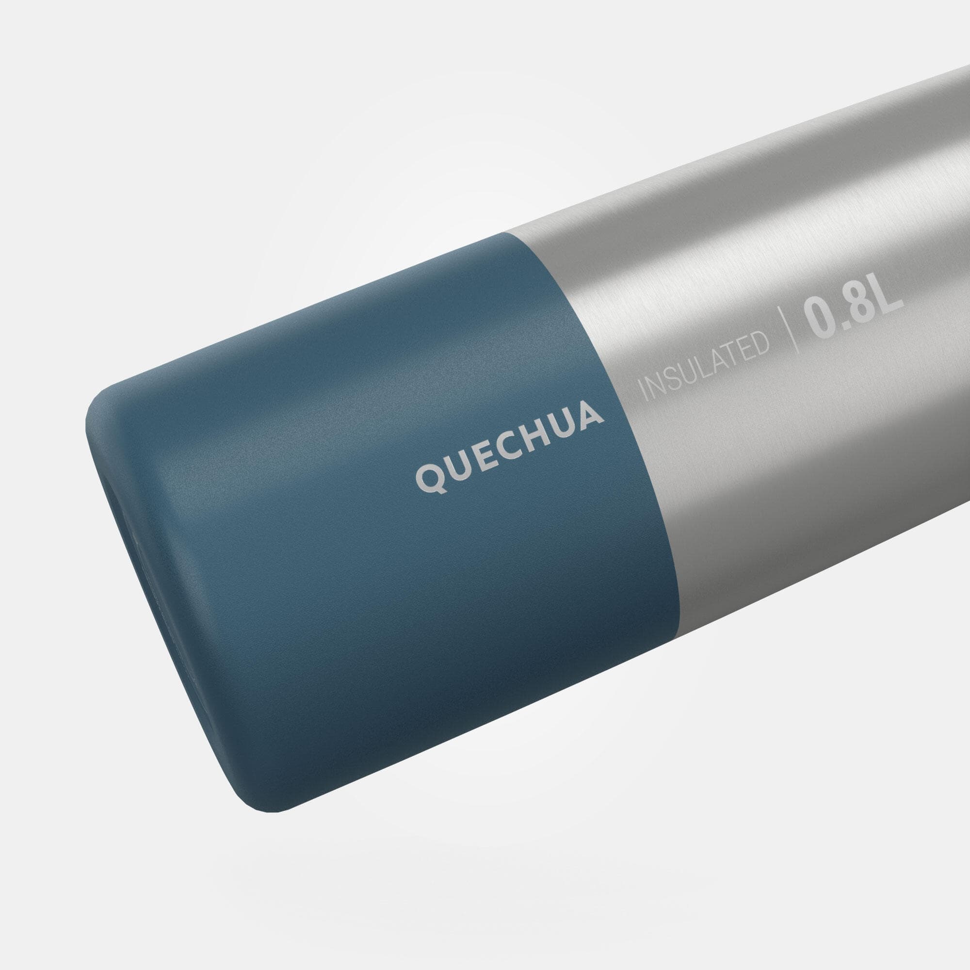 فلاسک استیل کچوا مدل QUECHUA TERMOS MH500 آبی تیره گنجایش 0.8 لیتر — تصویر ۴