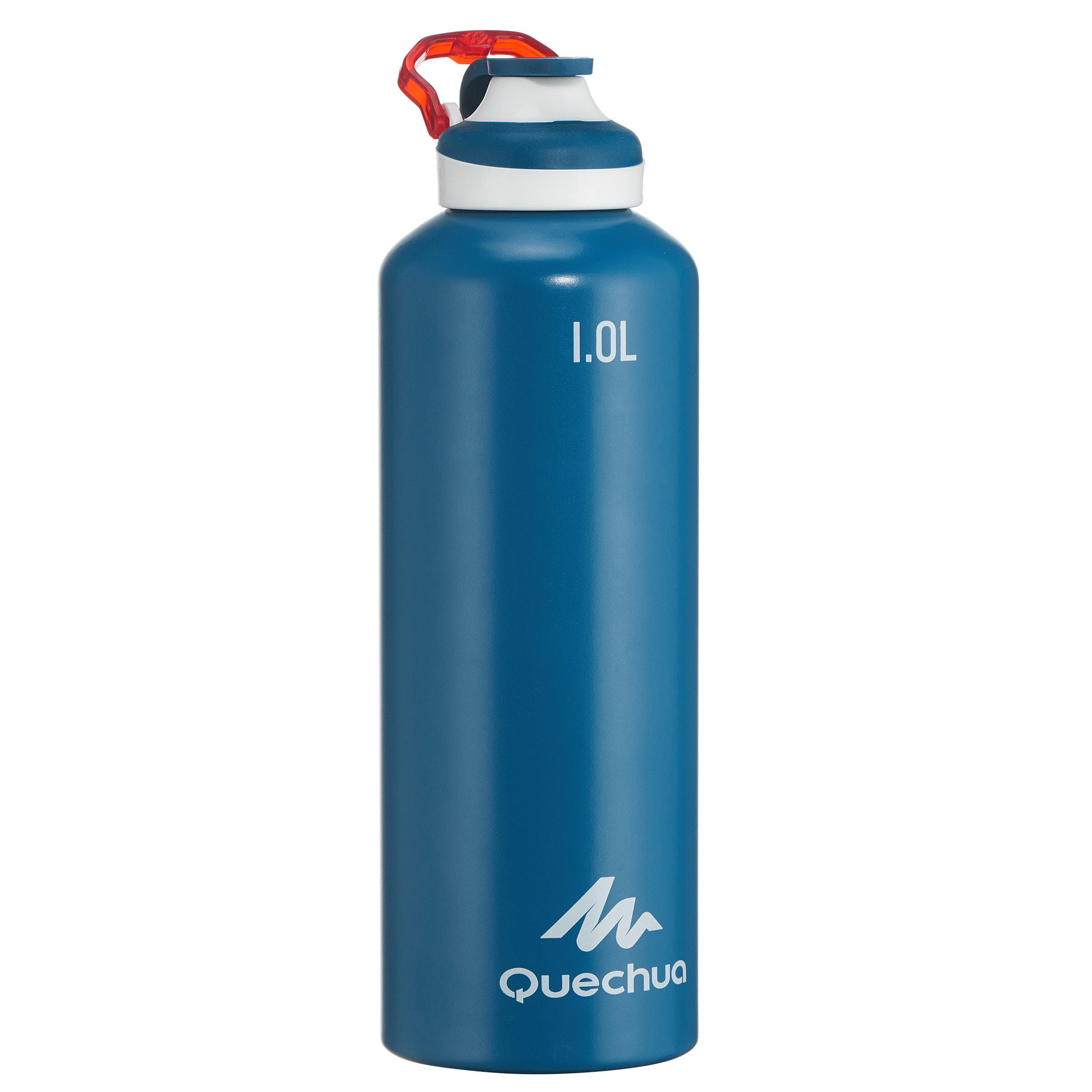 قمقمه آلومینیوم کچوا مدل QUECHUA D 500 آبی گنجایش 1 لیتر