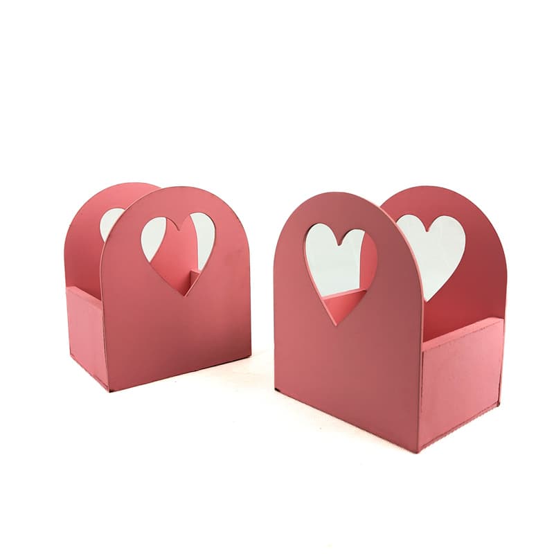 جعبه چوبی دسته قلبی