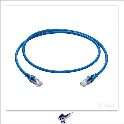 کابل شبکه وی نت CAT6 UTP مدل V-NCP6U010 به طول 1m