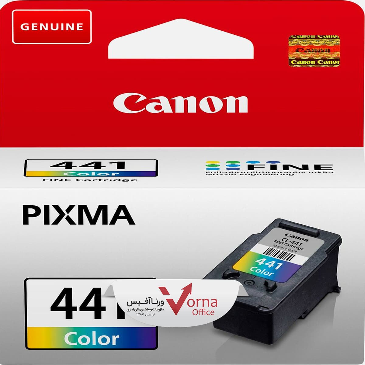 کارتریج جوهر افشان اصل Canon رنگی کدCL_441 — تصویر ۲