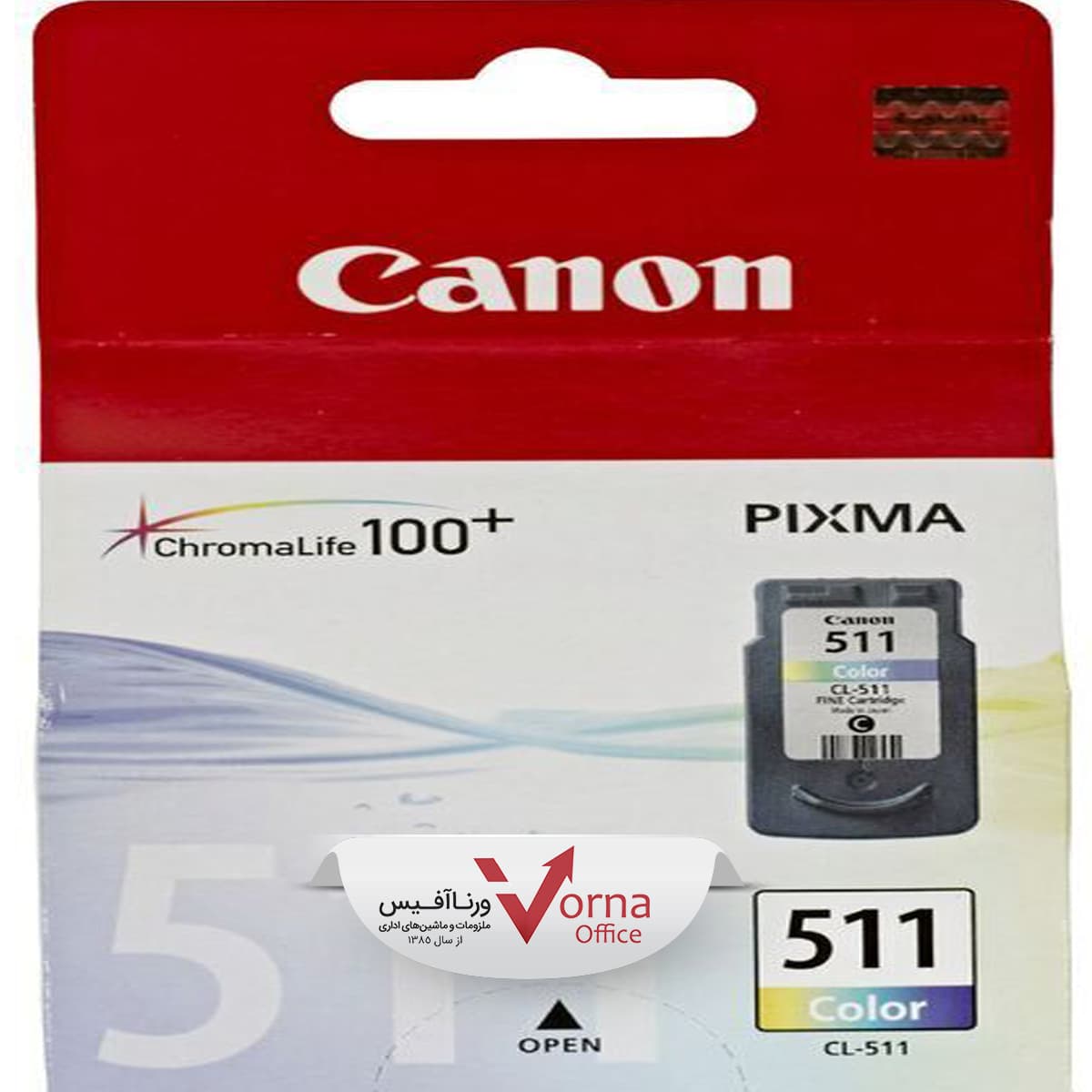 کارتریج جوهر افشان اصل Canon رنگی کد CL_511 — تصویر ۲