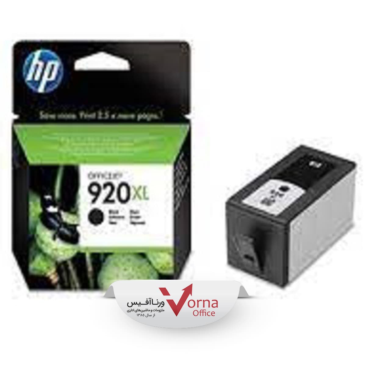 کارتریج جوهر افشان اصل HP رنگ مشکی کد 920XL — تصویر ۲