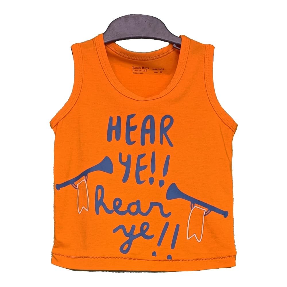 تاپ طرح HEAR YE پسرانه (18 ماه تا 7 سال) کد 628904 — تصویر ۵