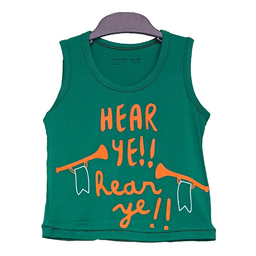 تاپ طرح HEAR YE پسرانه (18 ماه تا 7 سال) کد 628904 — تصویر ۴