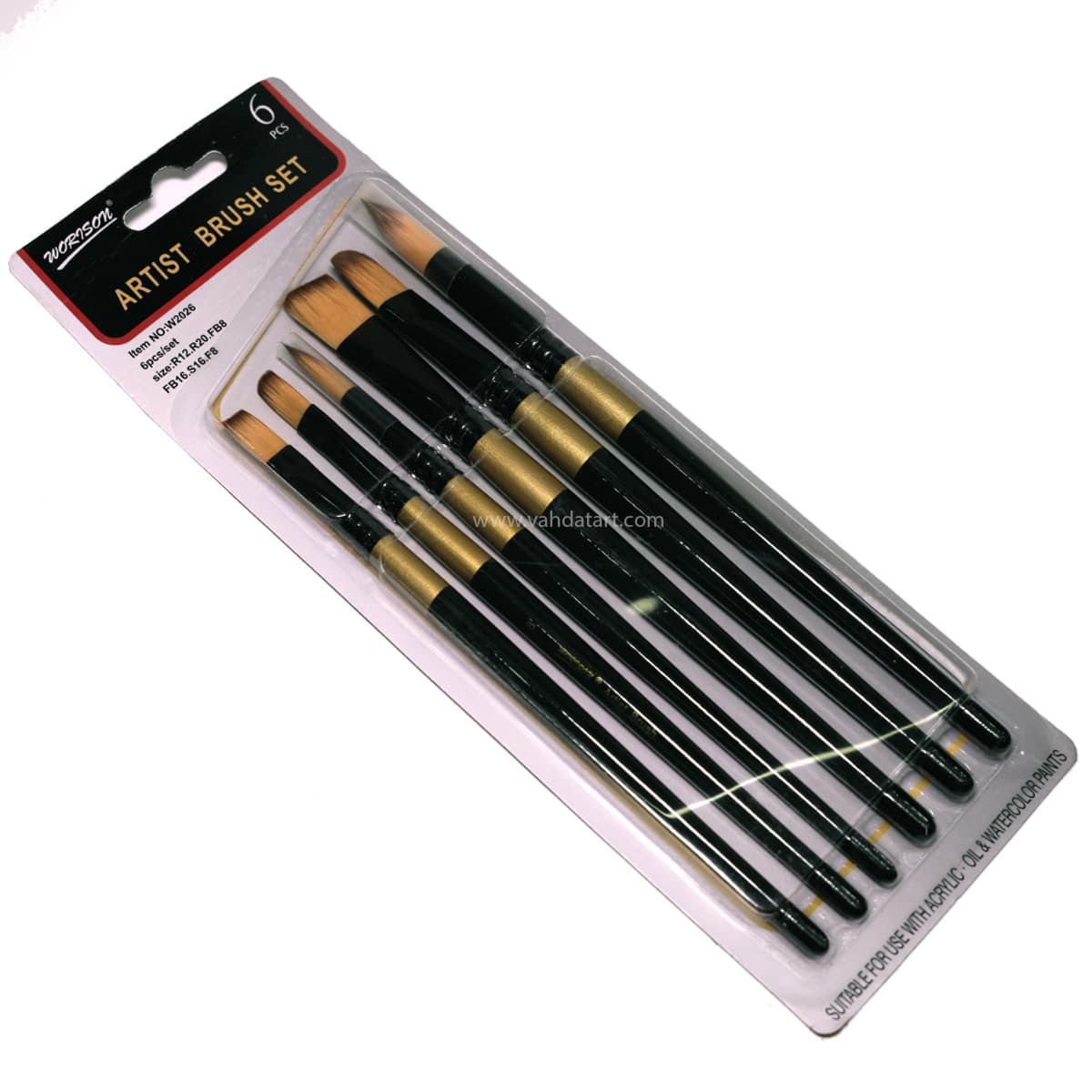 قلم مو وریسون مجموعه 6 عددی مدل ARTIST BRUSH