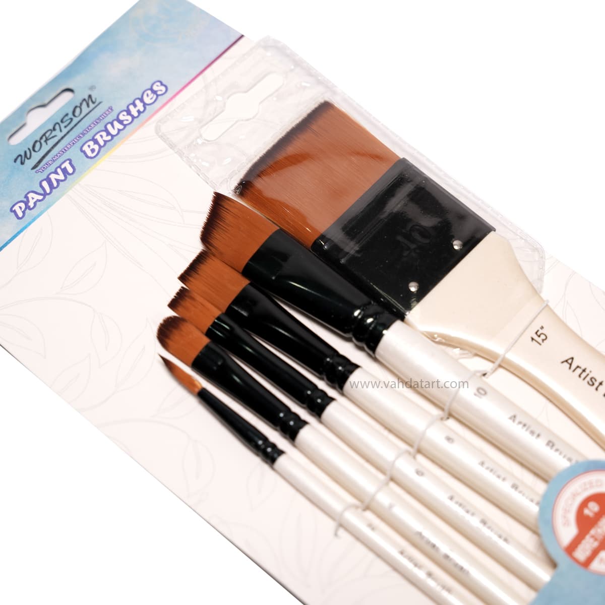 قلم مو وریسون مجموعه 6 عددی مدل PAINT BRUSH