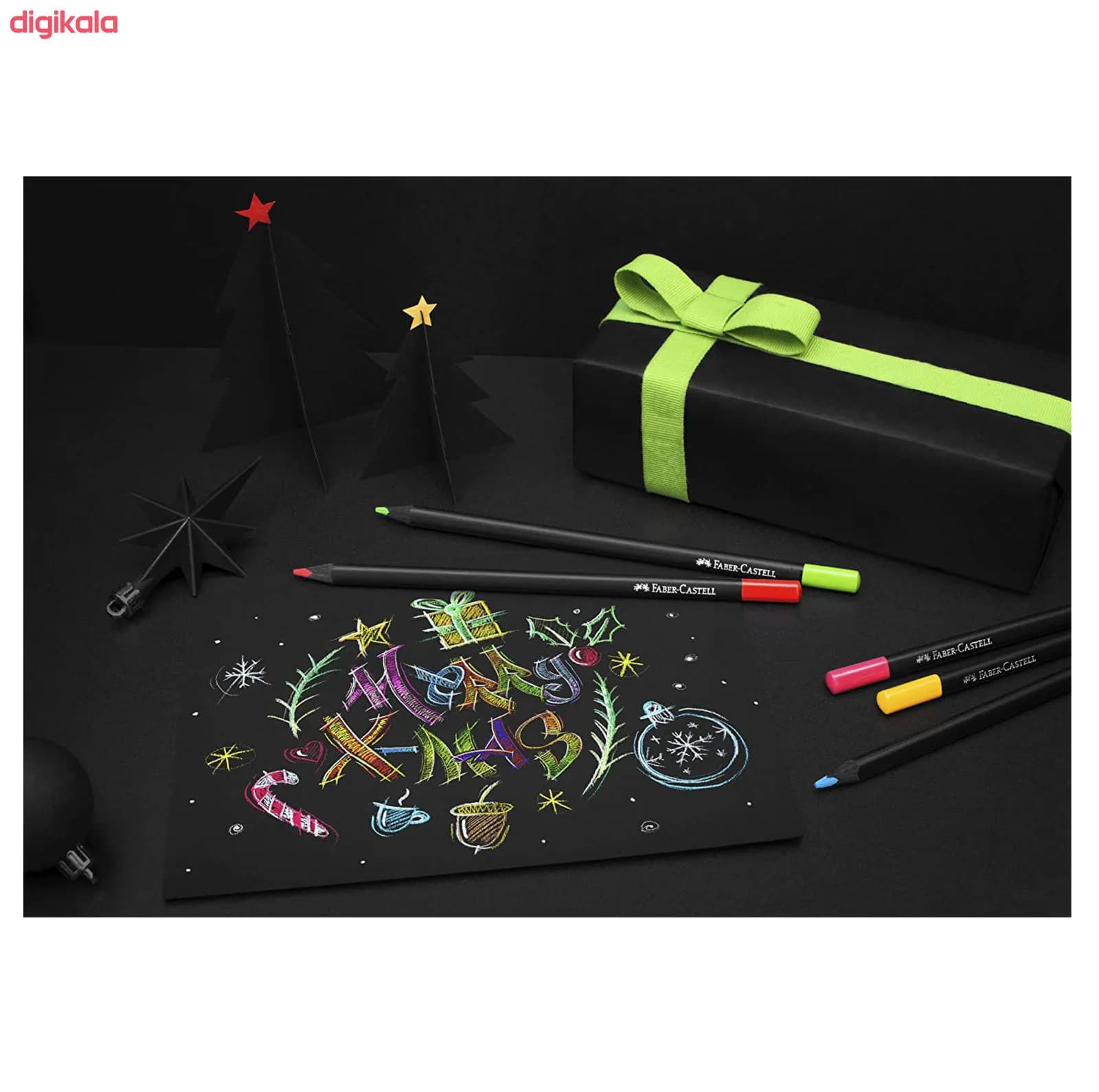 مداد رنگی 24 رنگ فابر کاستل مدل BLACK Edition — تصویر ۷