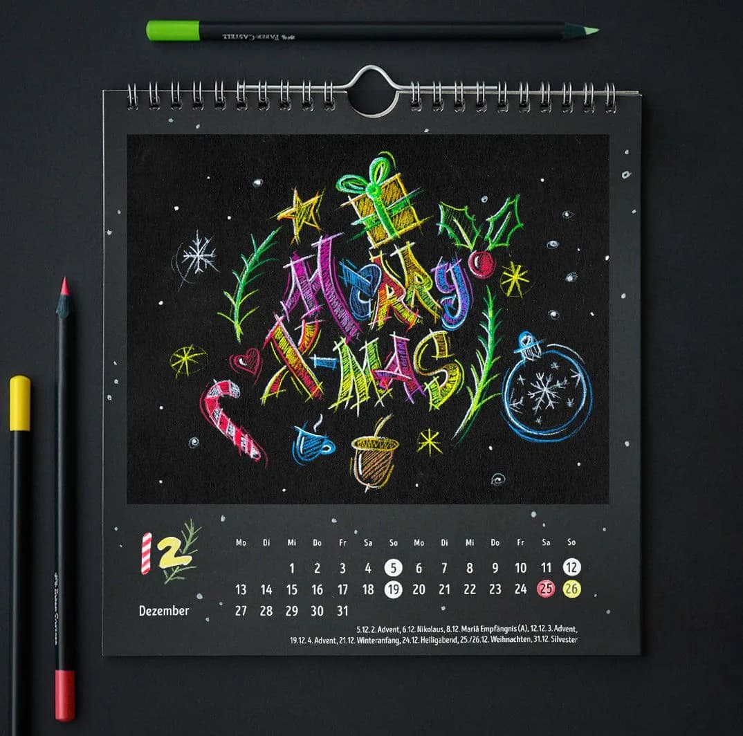 مداد رنگی 24 رنگ فابر کاستل مدل BLACK Edition — تصویر ۱۰