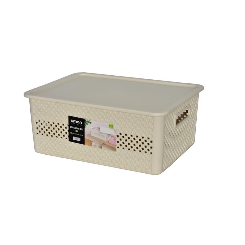 باکس نظم دهنده دربدار متوسط طرح بافت لیمون مدل الوان کد 215735 — تصویر ۲