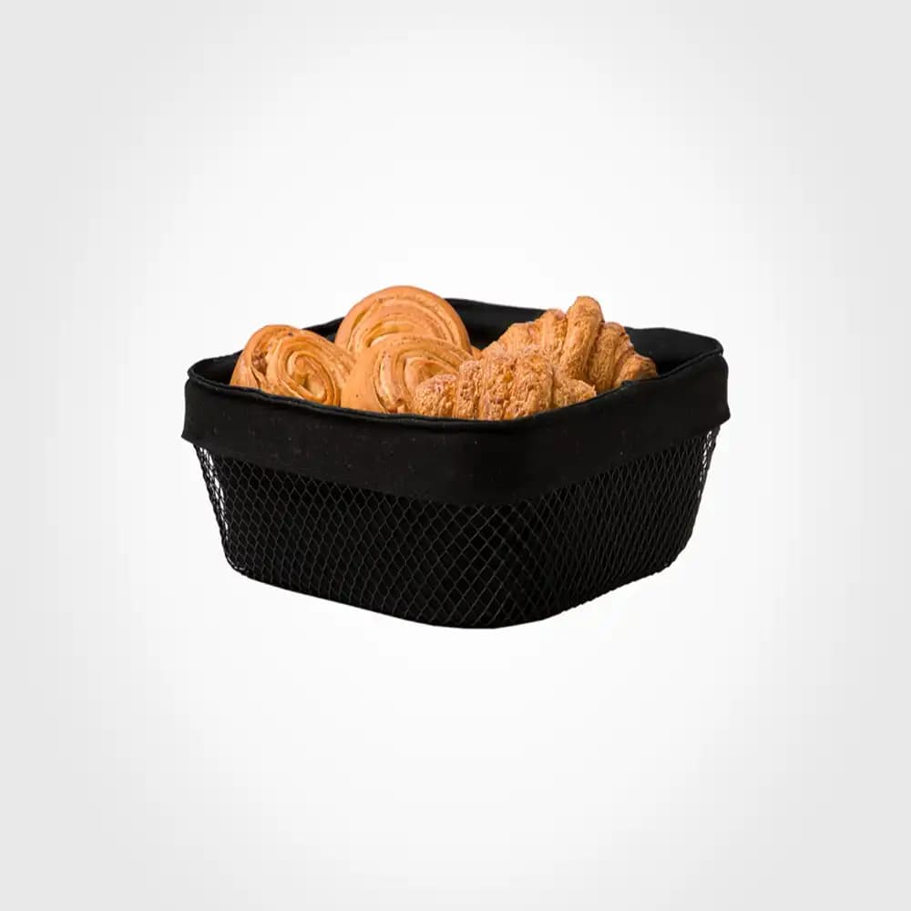 سبد مربع کوتاه فلزی لیمون کد 232200 — تصویر ۲