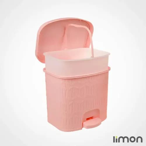 سطل 4 گوش بامبو کوچک 6 لیتری لیمون کد 206535 — تصویر ۳