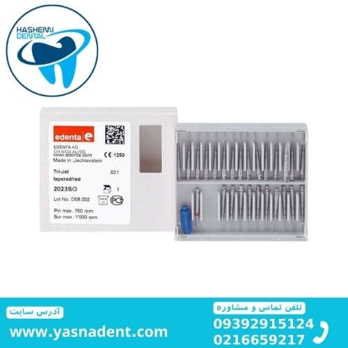 پین داخل عاج edenta Tri-Jet