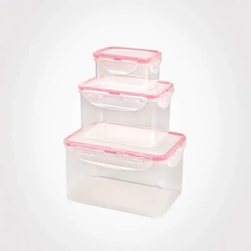 سرویس فریزری مستطیل 6 پارچه لیمون کد 23635