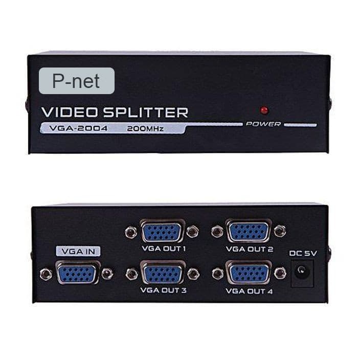 اسپليتور VGA برند P-NET چهار پورت