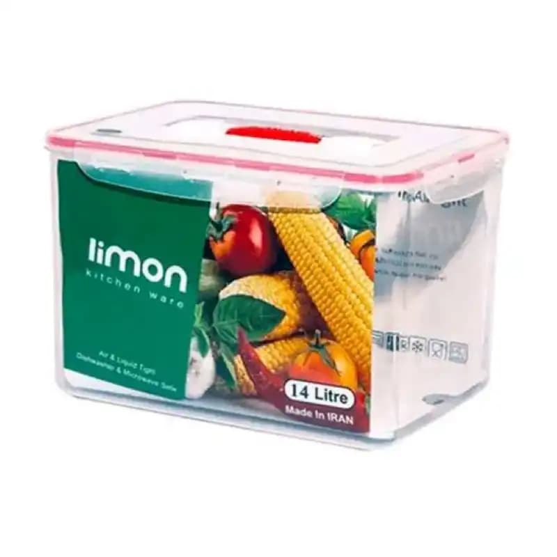 ظرف فریزری مستطیل 180 میلی لیتری لیمون کد 79435 — تصویر ۲