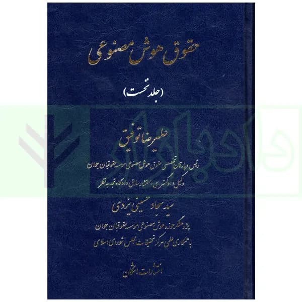 حقوق هوش مصنوعی (جلد نخست) | توفیق