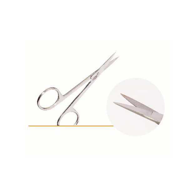 قیچی ابرو حرفه ای با کد ES-002 برند vergen — تصویر ۲