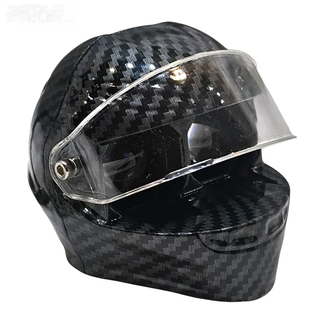 پروژکتور طرح کلاه کاسکت لنزو مدل Foglamp Carbon Black — تصویر ۲