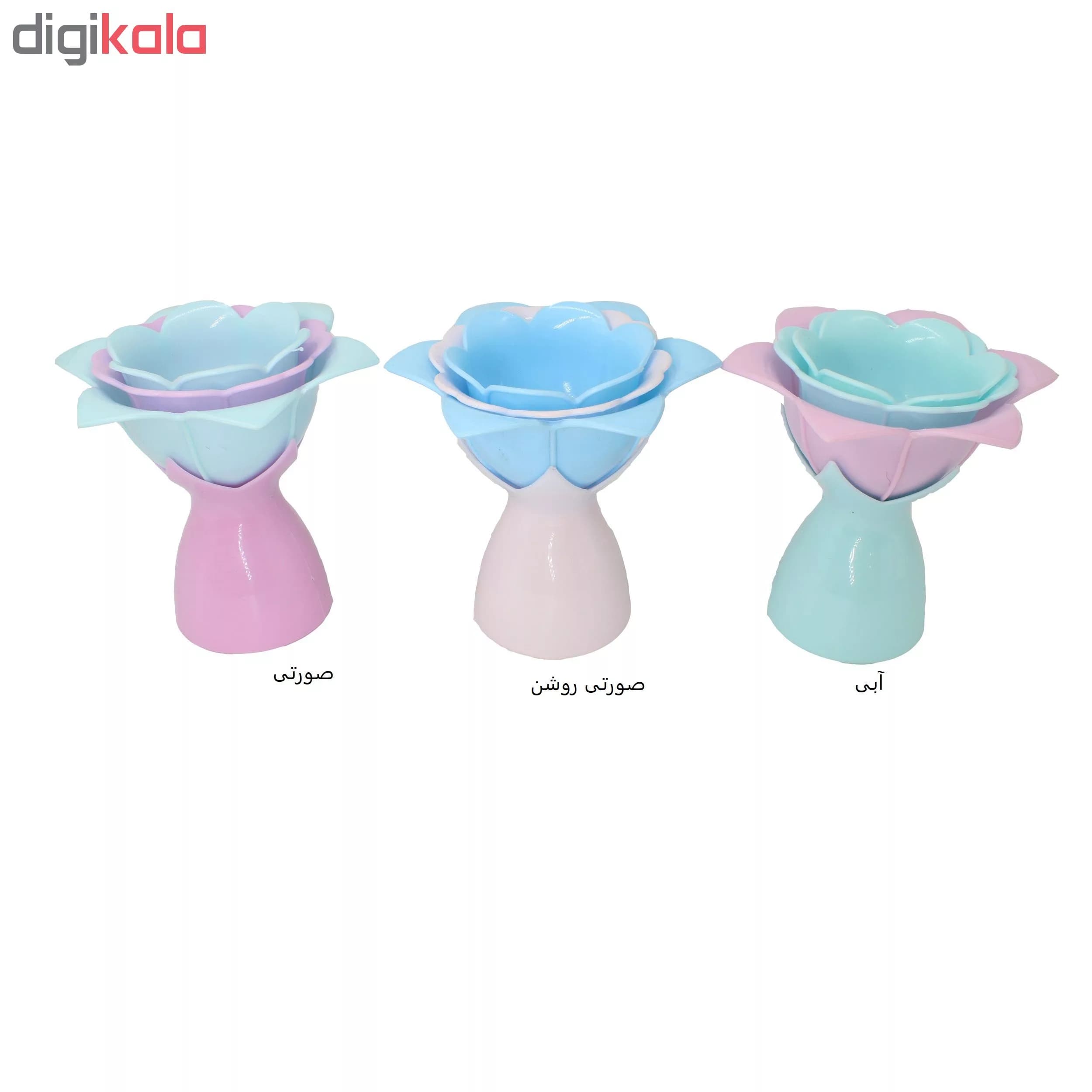 قیف طرح گل مدل AG-001 مجموعه سه عددی — تصویر ۴