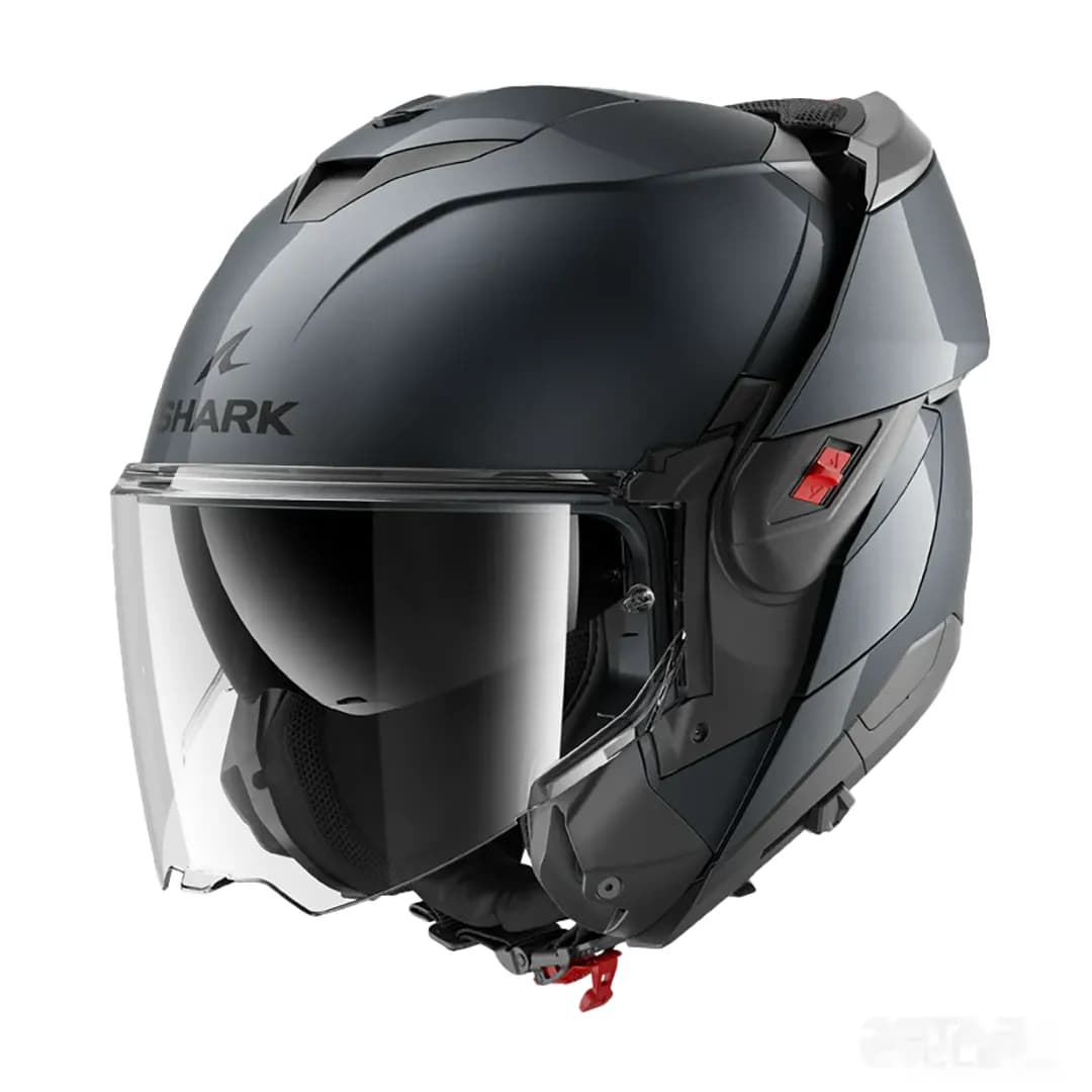 کلاه کاسکت فک متحرک شارک مدل A05 OXO BLANK — تصویر ۳