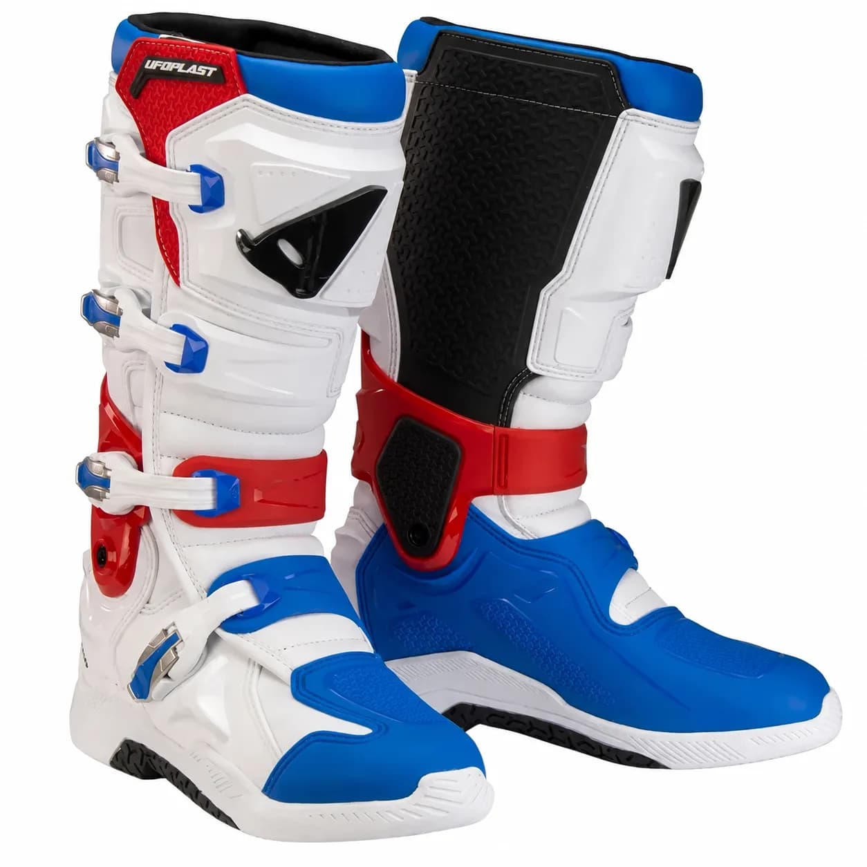 بوت کراسی یوفو مدل XANDER WHITE BLUE RED — تصویر ۲