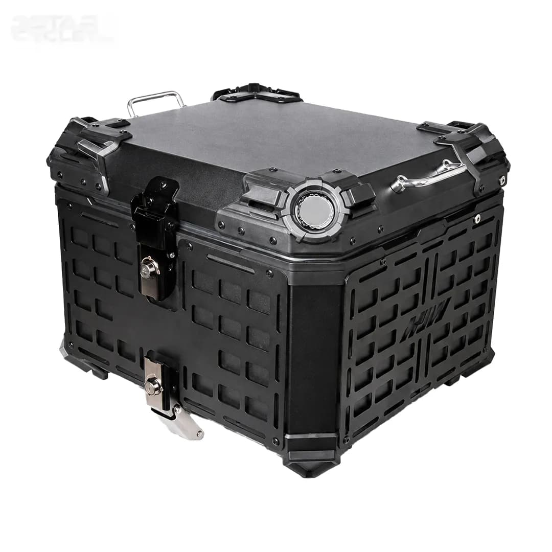 باکس 55 لیتری فنس دار موتور سیکلت تی ان اس مدل BLACK