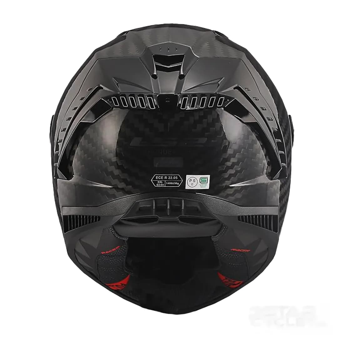 کلاه کاسکت فک ثابت ال اس 2 مدل تاندر FF805 MAT CARBON — تصویر ۵