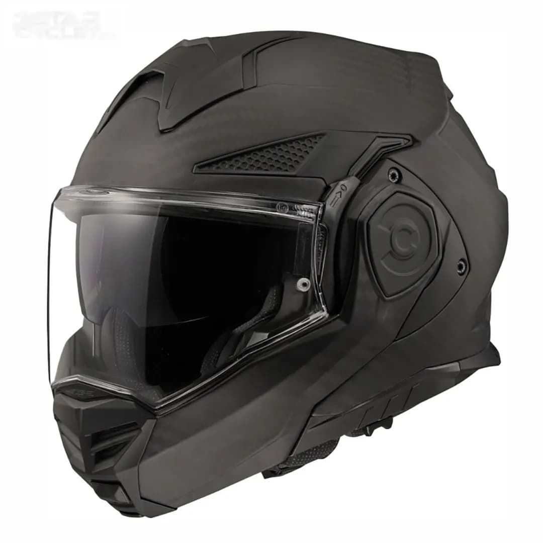 کلاه کاسکت فول متحرک ال اس 2 مدل ADVANT-X CARBON MATT BLACK