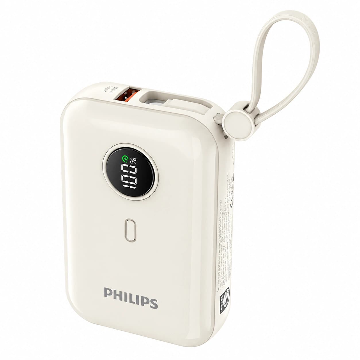 پاوربانک فیلیپس Philips DLP2228CW ظرفیت 10000 میلی‌آمپر ساعت — تصویر ۲