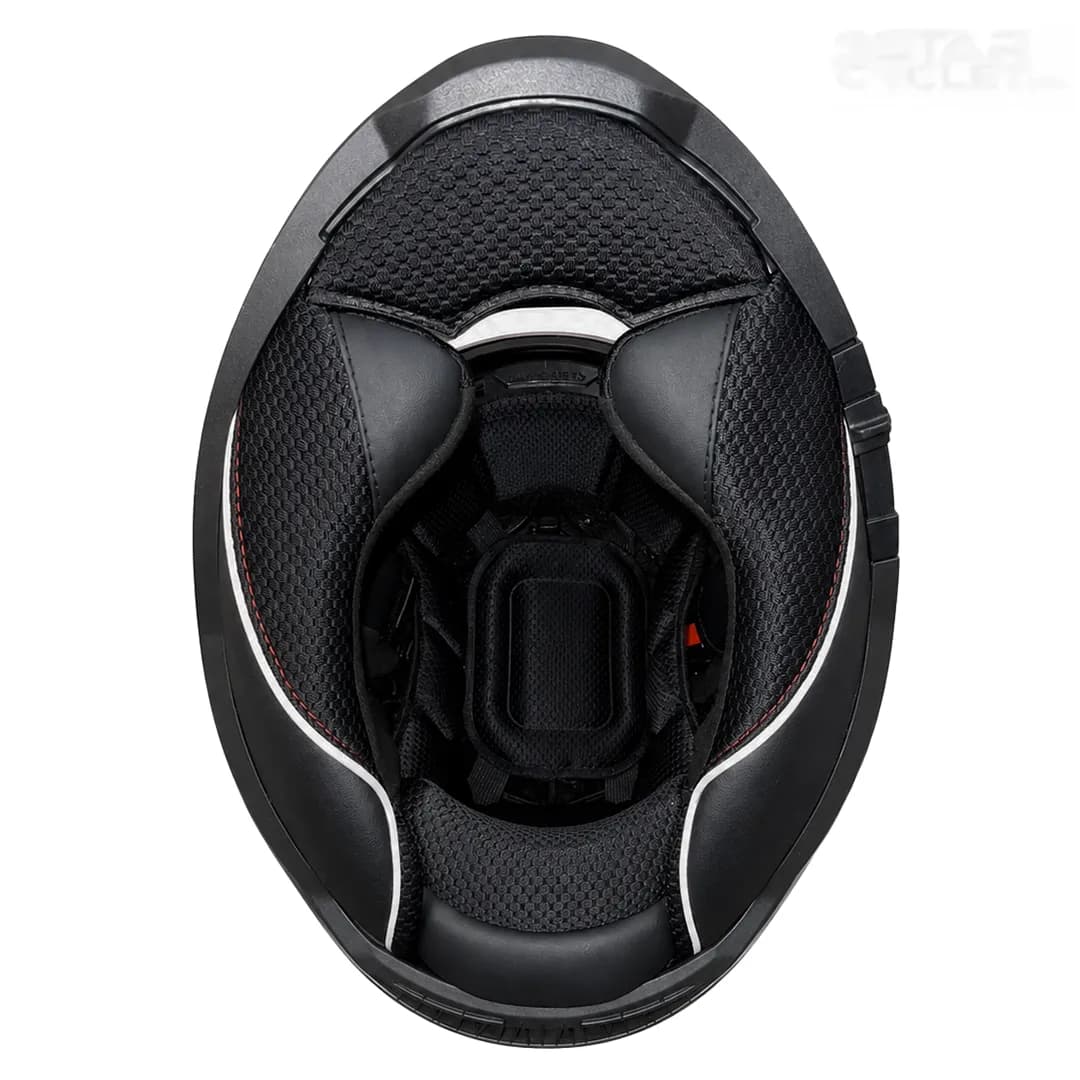 کلاه کاسکت فک ثابت ال اس 2 مدل STREAM2 FF808-2 MATT BLACK RED WHITE — تصویر ۸