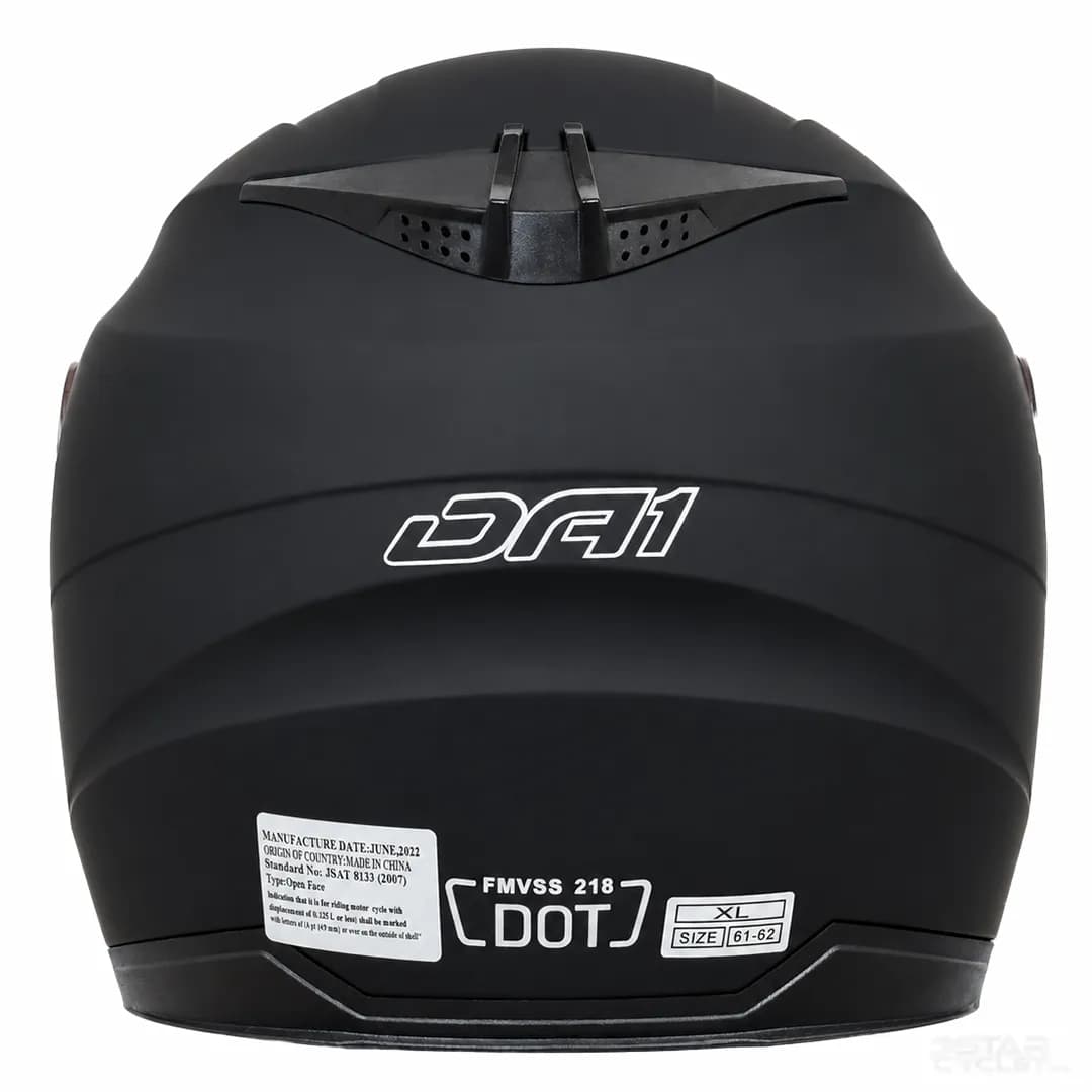 کلاه کاسکت بدون فک دی ای وان مدل 403MATT BLACK — تصویر ۵