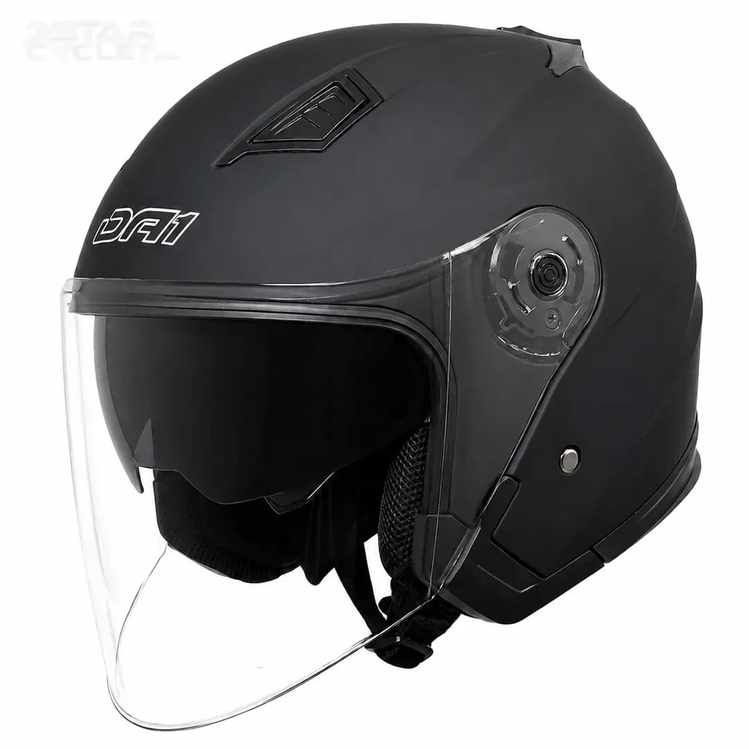 کلاه کاسکت بدون فک دی ای وان مدل 403MATT BLACK — تصویر ۲