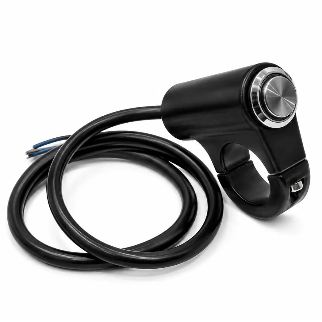کلید پروژکتور تک پل رو فرمانی موتورسیکلت مدل LED دار — تصویر ۳