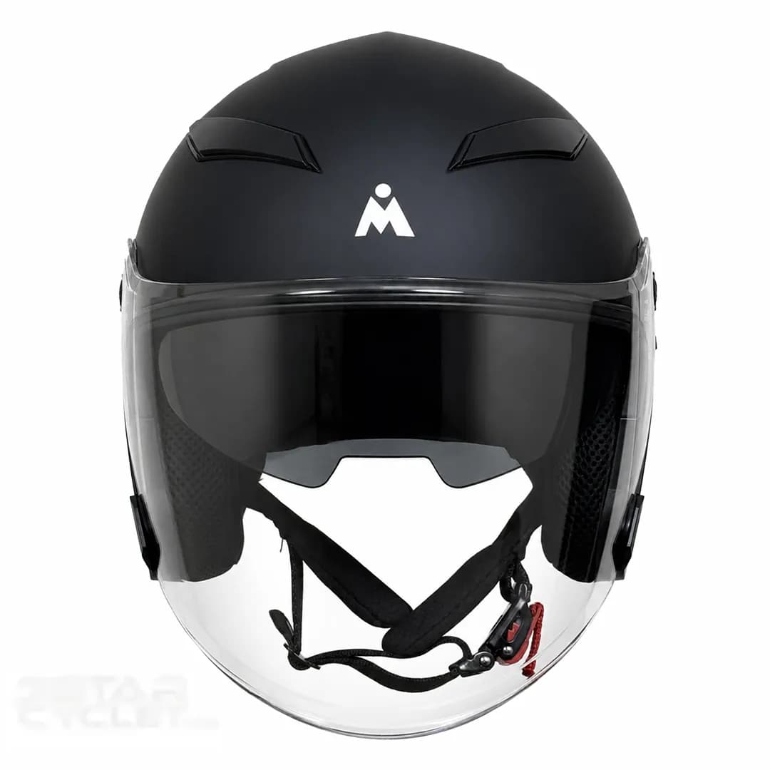 کلاه کاسکت بدون فک میثاق مدل 999MATT BLACK — تصویر ۴