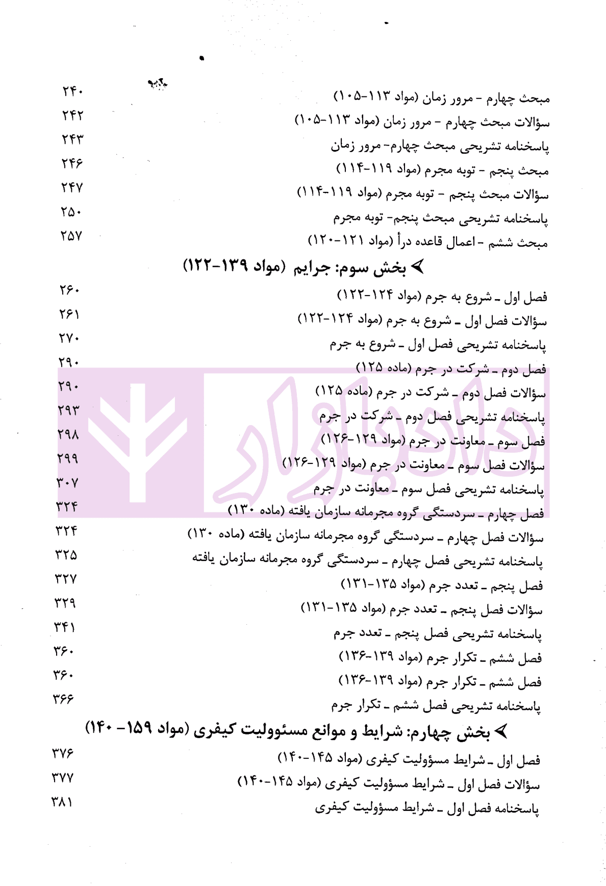 آزمون یار حقوق جزای عمومی (مجموعه پرسش های میکروطبقه بندی شده) | قهرمانی — تصویر ۵