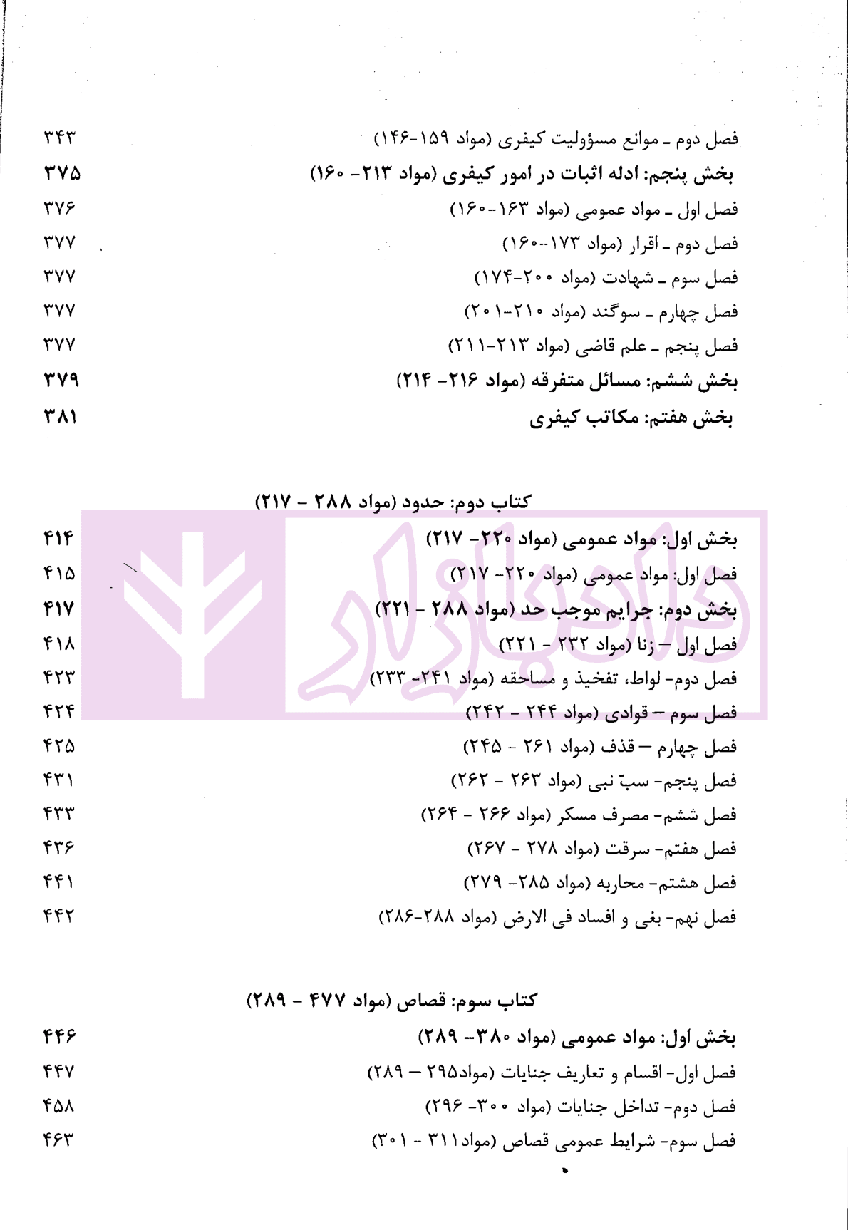 آزمون یار حقوق جزای عمومی و اختصاصی (مجموعه سوالات میکروطبقه بندی شده) | قهرمانی — تصویر ۴