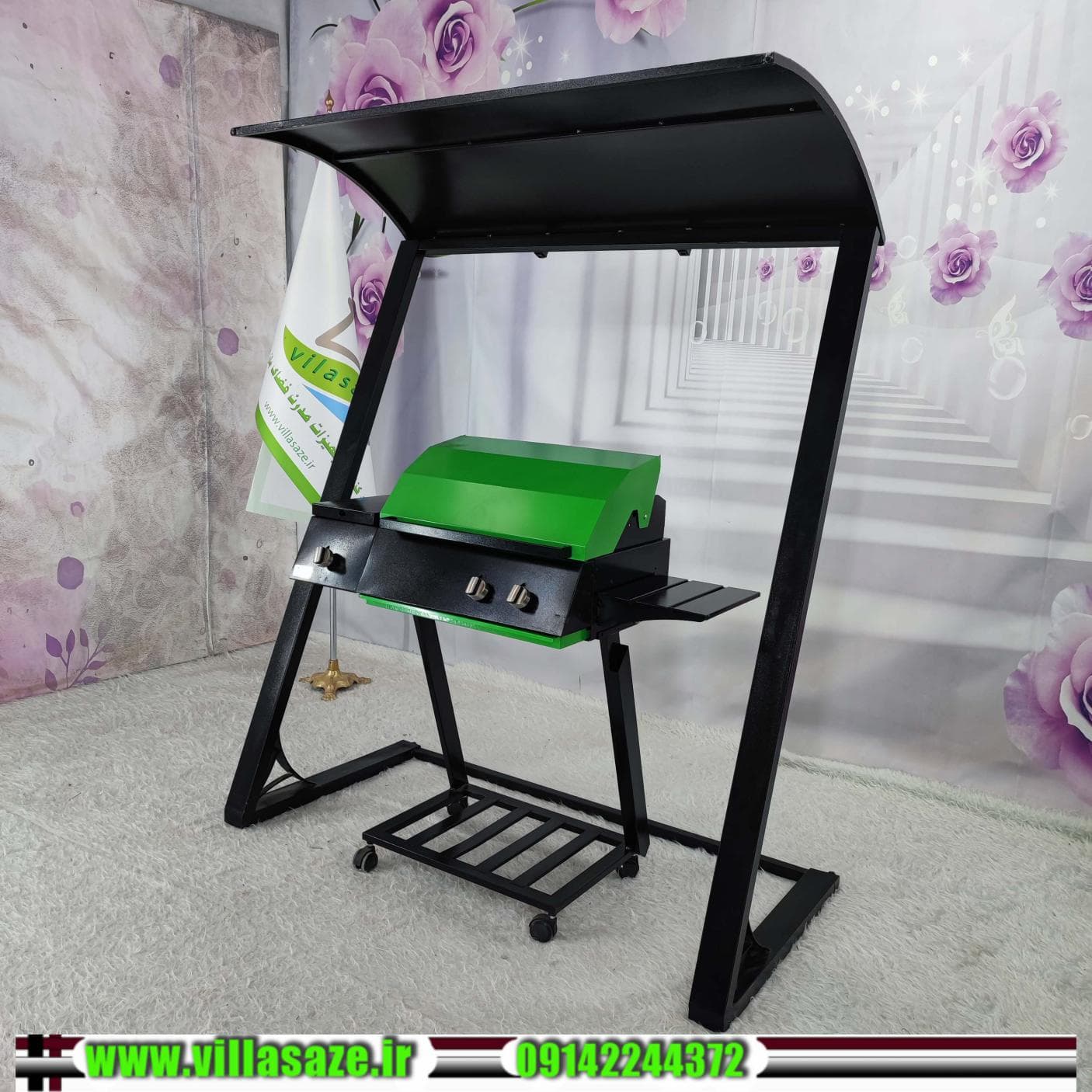 باربیکیو 60 سایبان دار به همراه پلوپز
